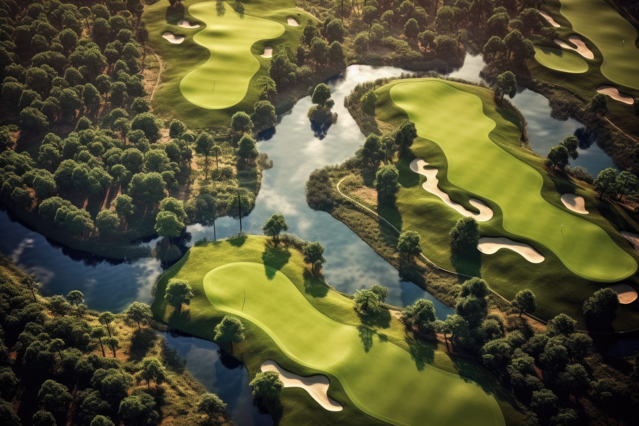Golf Course From Above Picjumbo Com Scaled